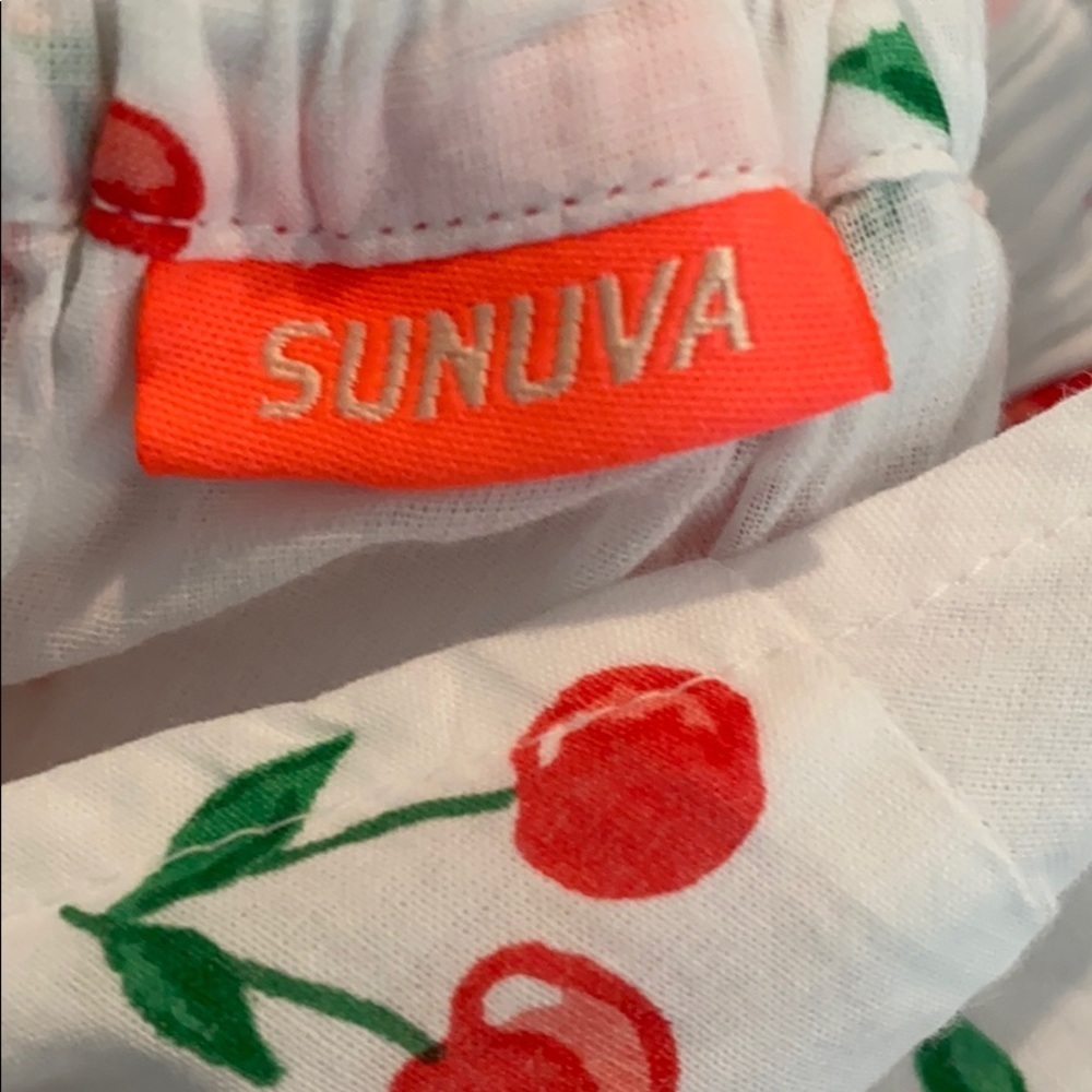 Sunuva Cherries Pinafore Girls Dress - Picture 9 of 9